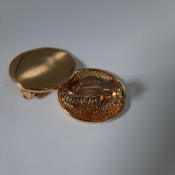 Vintage jones New York clip on earrings - Picture 3 of 4